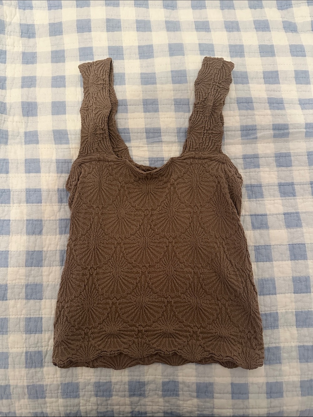Aura Brown Tank | XS